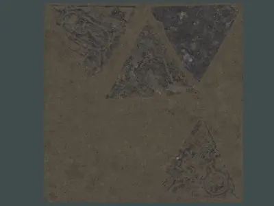 Pyramids Of Horus Low-poly 3D model