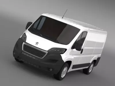 Peugeot Boxer Van L1H1 2017 3D model