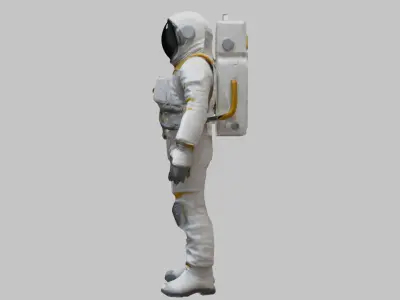 Low Poly AStronaut Low-poly 3D model