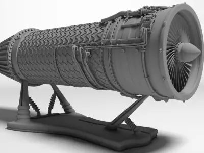 jet engine for Print 3D print model
