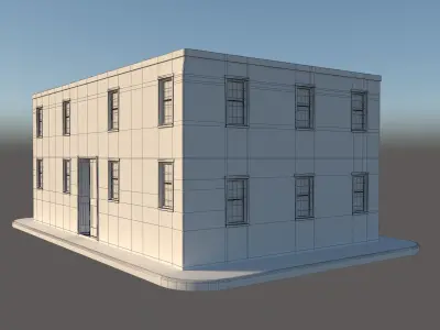 Old Structure v3 Low-poly 3D model