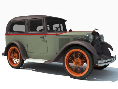 WWII Austin Vehicle 3D model
