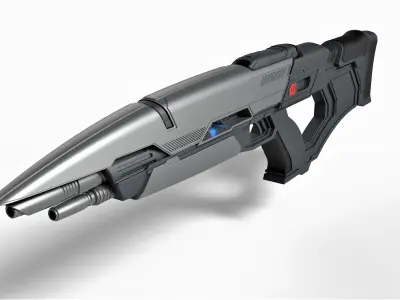 Phaser rifle from the movie Star Trek Into Darkness 2013 3D model