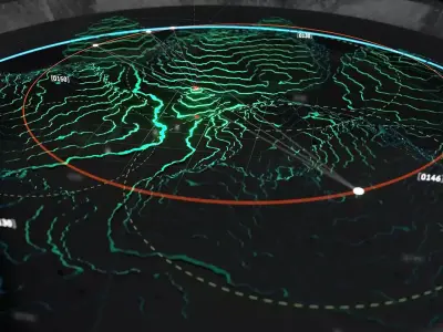 Digital Terrain 3D model