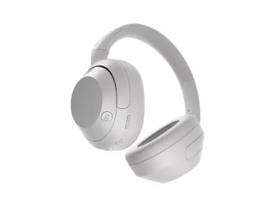 Sony Ult Wear Headphones White Low-poly 3D model