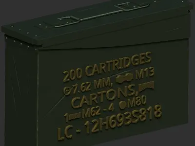 Two military bases 3D print model