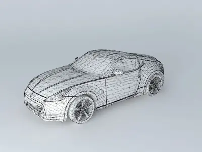 2009 Nissan 370Z Free 3D model