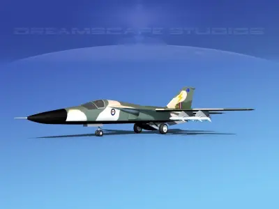 General Dynamics F-111 Aardvark RAAF 3D model
