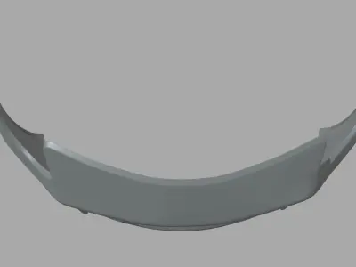 Front Bumper Nissan 400Z Low-poly 3D model