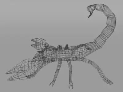 Scorpion Low-poly 3D model