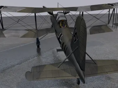Fieseler Fi-167 Pavla 3D model
