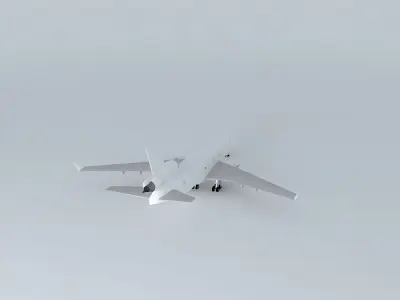 Template McDonnel Douglas MD Free 3D model