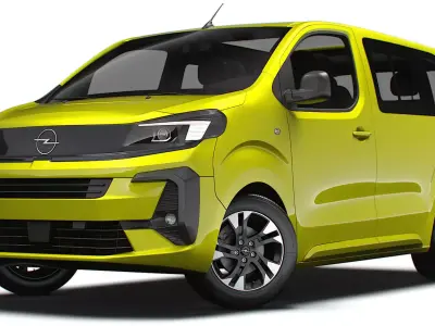 Opel Zafira Life Small 2024 3D model