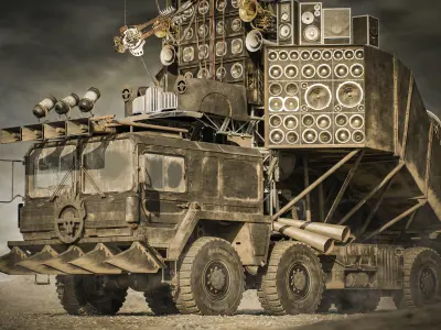 The Doof Wagon 3D model