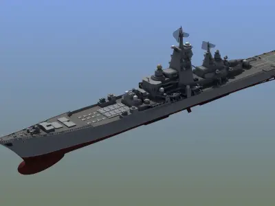 Kirov Battle Cruiser 3D model