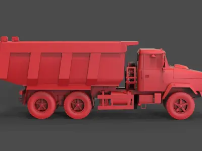 Kraz 65055 3D print model