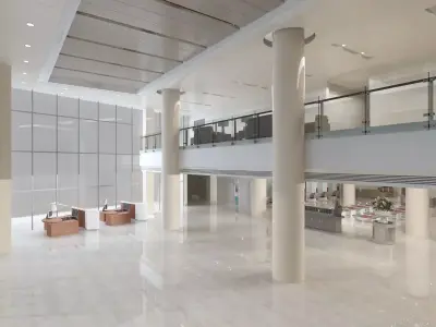 Bank Service Hall 3D model