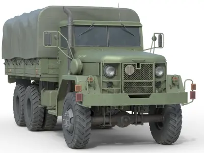 5 Military Vehicles Collection v39 Low-poly 3D model