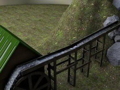 Old Shack Free low-poly 3D model