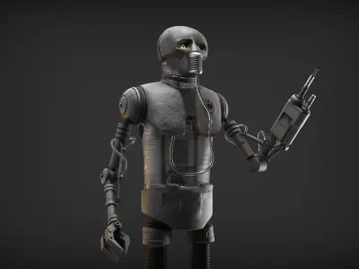 2-1B Medical droid from star wars 3D print model