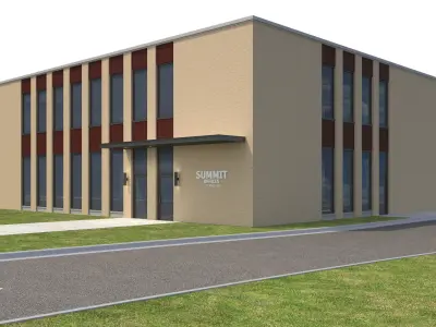 Commercial-034 Office Building 3D model