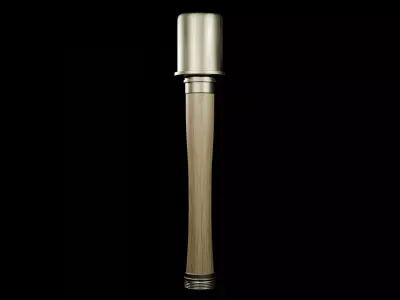 Stielhandgranate 24 - made in Blender Low-poly 3D model