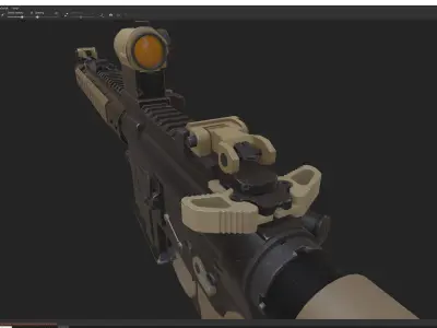 Tactical Rifle 3D model