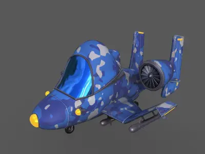 STYLIZED TOON AIROPLANES  VOL1 Low-poly 3D model