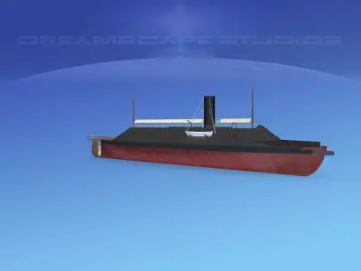 CSS Virginia Ironclad 3D model