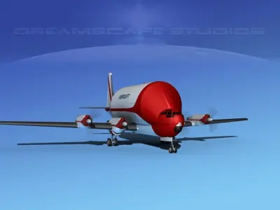 Aero Spacelines Super Guppy V03 3D model