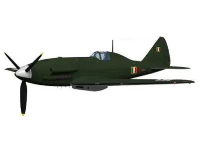 Reggiane Re2005 Sagittario 3D model