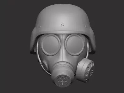 Resident Evil 2 Hunk Headsculpt for Action Figures 3D print model