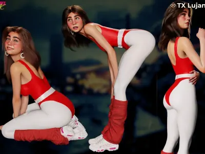 TX Lujan Premium Pack for G9 G8 G8-1 Low-poly 3D model