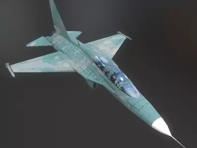 T50i Golden Eagle Low-poly 3D model