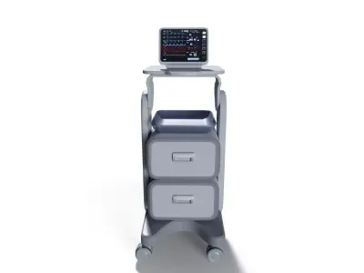 Sci-Fi Mobile Medical Cart 3D model