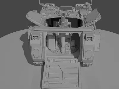 IDF Cardom Mortar 3D print model