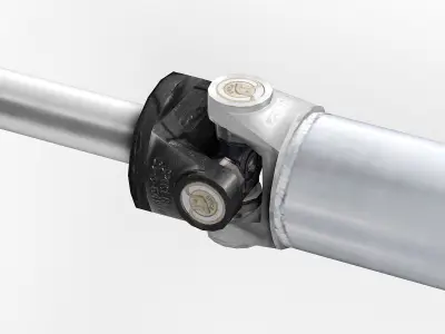 Axle and driveshaft 3D model