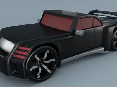 Hot Wheels Bassline 3D model