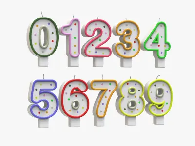 Celebration Decoration Collection 3D model
