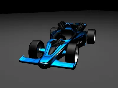 f1 car Free low-poly 3D model