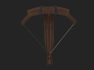 Siege Ballista Free low-poly 3D model