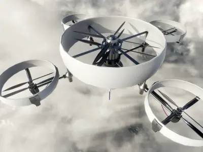 spy Drone Low-poly 3D model