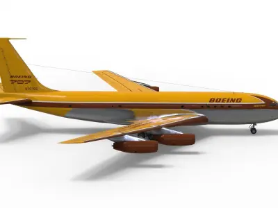 Boeing 367 80 3D model