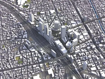 Nagoya Low-poly 3D model