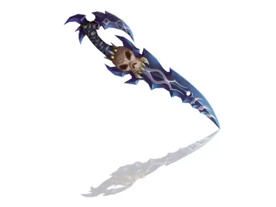 Sacrifice Dagger Low-poly 3D model