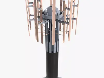 Deeping Sonar AQS-22 Low-poly 3D model