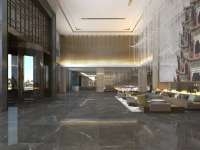 The Hotel Lobby 4 3D model