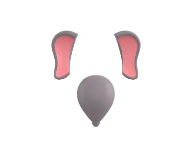 Elephant Face 3D model