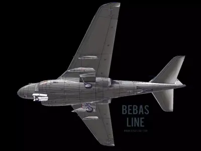 Lowpoly A6 Intruder Low-poly 3D model