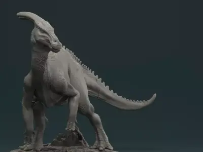 Charonosaurus dinosaur 3D print model